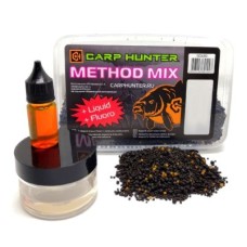 Пеллетс CarpHunter Method Mix+Fluro+Liquid Криль